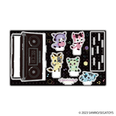 『Beatcats』プレミアム アクリルジオラマプレート 01/ラジカセデザイン